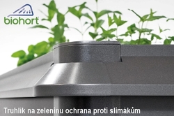 Biohort Zvýšený truhlík na zeleninu 2 x 2 šedý křemen metalíza .