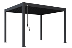 Bioklimatická pergola INTRO NEO 3,6x3 m, hliník a ocel - volně stojící .