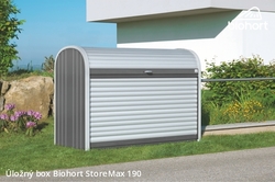 Biohort Úložný box StoreMax® 190, stříbrná metalíza .