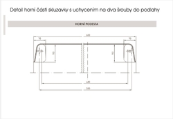 Skluzavka laminátová 3,7 m - nástup 1,7 m .